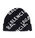 Balenciaga Allover Logo Beanie, back view